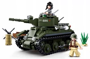 Sluban KLOCKI CZOŁG T-34 M38 347 EL. B0686 - SB0686 B0686 - Klocki - miniaturka - grafika 2