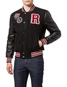 Kurtki męskie - Lee BEN London kurtka zimowa dla mężczyzn z kapturem Black Francis, kolor: czarny , rozmiar: xxl - miniaturka - grafika 1