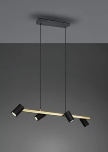 Marley lampa wisząca czarno złota 302400480 Trio - Lampy sufitowe - miniaturka - grafika 1