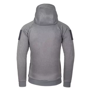 Helikon - Bluza Urban Tactical Hoodie - Fullzip - Poliester - Szary melanż - BL-UHF-PO-M3 - Odzież taktyczna i umundurowanie - miniaturka - grafika 2