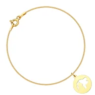 Bransoletki - MYNESS Bransoletka z pieskiem i kotkiem /1832/ - miniaturka - grafika 1