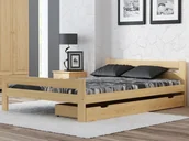 Dom i wnętrze OUTLET - Outlet - Łóżko drewniane Manta 135x200 SOSNA - miniaturka - grafika 1