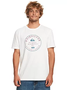 Quiksilver Podstawowa koszulka męska biała S - Koszulki męskie - miniaturka - grafika 1