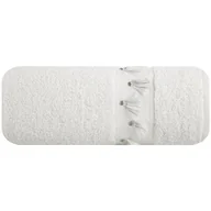 Ręczniki - Euro Firany Ręcznik Kąpielowy Anabel (01) 70 x 140 Kremowy 1221326 - miniaturka - grafika 1