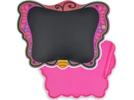 Tablice dla dzieci - Tablet Graficzny Dla Dzieci Do Rysowania Tablica Znikopis Motyl Duży Ciemny Róż - miniaturka - grafika 1