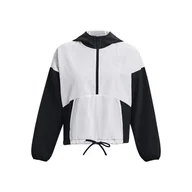 Kurtki damskie - Damska Kurtka UNDER ARMOUR WOVEN GRAPHIC JACKET 1377550-001 – Czarny - miniaturka - grafika 1
