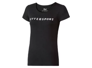 Koszulki sportowe damskie - CRIVIT CRIVIT by Jette T-shirt sportowy damski z wiskozy (XS (32/34), Czarny) 4055334323000 - grafika 1
