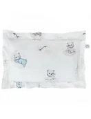 Kołdry i poduszki dla dzieci - Bonjour Cherie Poduszka bambusowa z falbanką 50/70 Misie - miniaturka - grafika 1