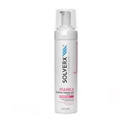Pianki do mycia twarzy - SOLVERX SOLVERX Sensitive Skin Pianka do mycia i demakijażu twarzy i oczu do cery wrażliwej 200ml - miniaturka - grafika 1
