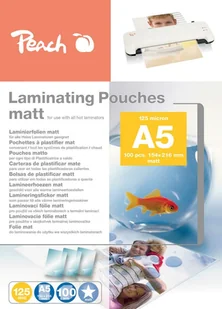 Peach S-PP525-30 folia do laminowania 100 szt. - Folie do laminatora - miniaturka - grafika 1