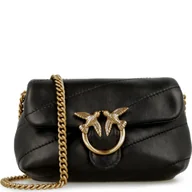 Torebki damskie - Pinko Skórzana torebka na ramię LOVE MICRO PUFF C SHEEP NAPPA - miniaturka - grafika 1