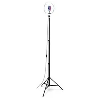 Akcesoria fotograficzne - Światło Connect IT Selfie12Ring kruhové 12" LED + stativ 2,1 m (CLI-3010-LG) - miniaturka - grafika 1
