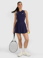 Sukienki - 4F Sukienka tenisowa damska - granatowa L - miniaturka - grafika 1
