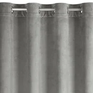 Zasłony - Eurofirany Zasłona welwetowa Fargo 140x250 Popiel ex-zas-fargo-sre-140x250-przel - miniaturka - grafika 1