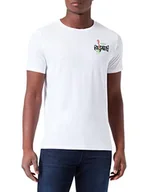 Koszulki męskie - Replay T-shirt męski, 001 White, XS - miniaturka - grafika 1