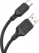 Kable USB - Kabel USB Hoco HOCO kabel USB A do Typ C 3A X90 1 m czarny - miniaturka - grafika 1
