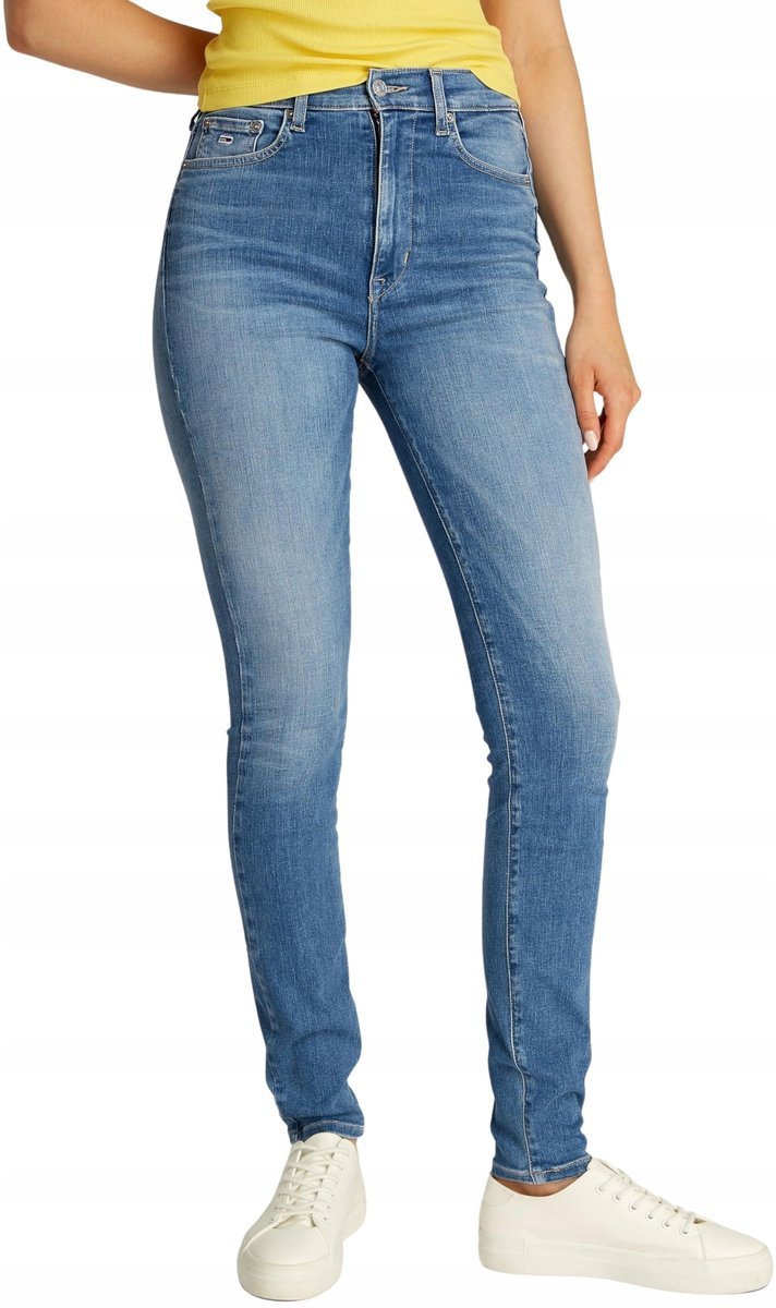 TOMMY JEANS SPODNIE JEANSOWE DAMSKIE NIEBIESKIE RURKI 30/32 16EA