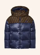 Moda i Uroda OUTLET - Fendi Kurtka Puchowa Z Odpinanym Kapturem gelb - miniaturka - grafika 1