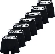 Majtki męskie - ellesse Bokserki męskie, 7 Pack - Yema 7 Pack Bokserki, Logo, Bawełna Stretch Black/White XL - miniaturka - grafika 1