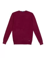 Swetry męskie - Gianni Lupo GL33398-F22 sweter męski, bordowy, L (DE), bordowy, S-4XL - miniaturka - grafika 1