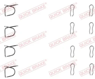 Zestaw akcesoriów, klocki hamulcowe Quick Brake 109-0939 - Układ hamulcowy - akcesoria - miniaturka - grafika 1
