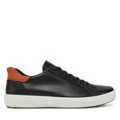 Sneakersy męskie - Sneakersy ECCO Soft 7 47082451866 Czarny - miniaturka - grafika 1