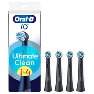 Końcówki do szczoteczek elektrycznych - Końcówka szczoteczki ORAL-B iO Ultimate Clean Czarny (4 szt.) (Usuwa płytkę bakteryjną) - miniaturka - grafika 1