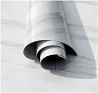 Meble modułowe i akcesoria - SAMOPRZYLEPNA MEBLOWA OKLEINA NA MEBLE FOLIA BIAŁY MARMUR 60cm x 10m - miniaturka - grafika 1