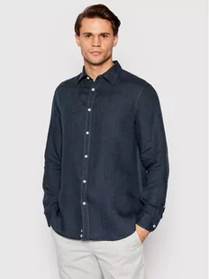 Benetton United Colors Of Koszula 5BKU5QJG8 Granatowy Regular Fit - Koszule męskie - miniaturka - grafika 1