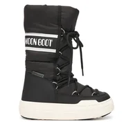 Buty dla dziewczynek - Śniegowce Moon Boot Jr Park Tube Lace wp 80D3440130 S Czarny - miniaturka - grafika 1