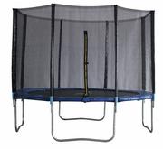 Trampoliny - Tesoro, Trampolina z siatką zewnętrzną i drabinką, 10 FT/312 cm - miniaturka - grafika 1