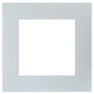 Klawisze i ramki - OSPEL Ramka pojedyncza FOKUS Biały - miniaturka - grafika 1