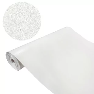 Samoprzylepna Okleina Meblowa Biała Skóra Na Szafkę Regał Meble 45x240 - Tapety - miniaturka - grafika 1