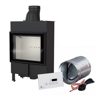 Kratki.pl Marek Bal INTELIGENTNY KOMINEK LUCY SLIM 12 8 KW Z MSK GLASS LUCY/12/SLIM/Z/MSK/GLASS - Kominki wolnostojące - miniaturka - grafika 1