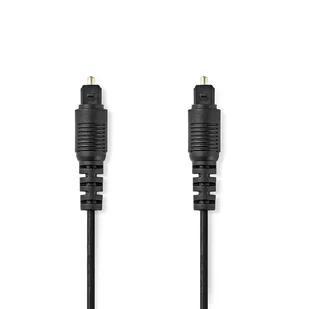 Nedis CAGL25000BK50 kabel audio 5 m TOSLINK Czarny - Kable komputerowe i do monitorów - miniaturka - grafika 1