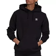 Bluzy męskie - adidas Męska bluza z kapturem Essential Hoody z kapturem, czarna, XXL, czarny, XXL - miniaturka - grafika 1