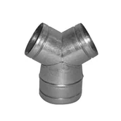 Kominy i akcesoria - Prodmax Trójnik typ portki 120 st. śr. 125 mm - miniaturka - grafika 1