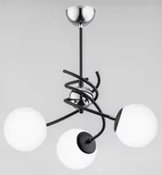 Lampy sufitowe - Alfa Salsa lampa wisząca 3-punktowa czarna/chrom 28593 - miniaturka - grafika 1