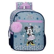 Plecaki szkolne i tornistry - Disney Minnie Style Bagaż, Torba kurierska Dziewczyny, niebieski, Mochila Preescolar Adaptable a Carro, Plecak przedszkolny dostosowany do wózka - miniaturka - grafika 1