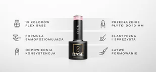 OCHO NAILS Baza hybrydowa Flex 153 -5 g - Lakiery hybrydowe - miniaturka - grafika 5