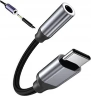 Adaptery i przejściówki - Adapter USB USB-C - Jack 3.5mm Srebrny 1027511554 - miniaturka - grafika 1