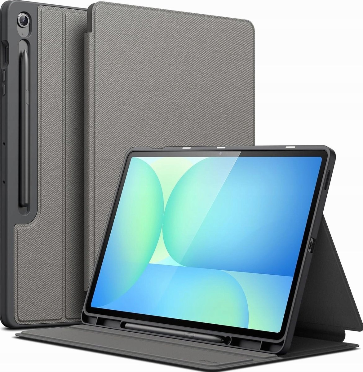 JETech Etui dla Samsung Galaxy Tab S10 FE Plus/S10 FE+ 13,1 Cala z S Pen Uchwyt, Szczupły Folio Podstawkę Ochronna Tabletu Osłona, Wielo-Kąt Oglądan..