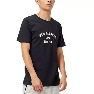 Koszulki sportowe męskie - Koszulka New Balance MT31907BK - czarna - grafika 1