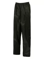 Spodnie sportowe męskie - Regatta Spodnie przeciwdzeszczowe "Stmbrk" w kolorze czarnym - miniaturka - grafika 1