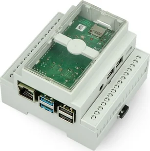 Multicomp Obudowa na szynę DIN Raspberry Pi 4B FAR-16544 - Akcesoria do komputerów jednopłytkowych - miniaturka - grafika 1