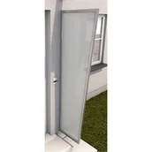 Daszki nad drzwi - Gutta ścianka boczna B1 bezbarwna/antracyt poliwęglan 1,6x60x200 cm - miniaturka - grafika 1