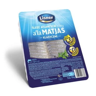 Lisner - Śledź ala Matjas - Konserwy i dania rybne - miniaturka - grafika 1