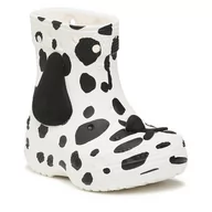 Buty dla chłopców - Kalosze Crocs Crocs Classic I Am Dalmatian Boot T 209079 White/Black 103 - miniaturka - grafika 1