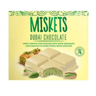 Miskets Dubai White Chocolate 100g - Czekolada - miniaturka - grafika 1