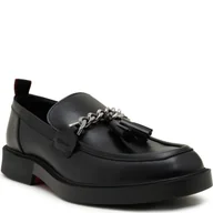 Półbuty męskie - HUGO Skórzane loafersy Iker_mocc_lt - miniaturka - grafika 1